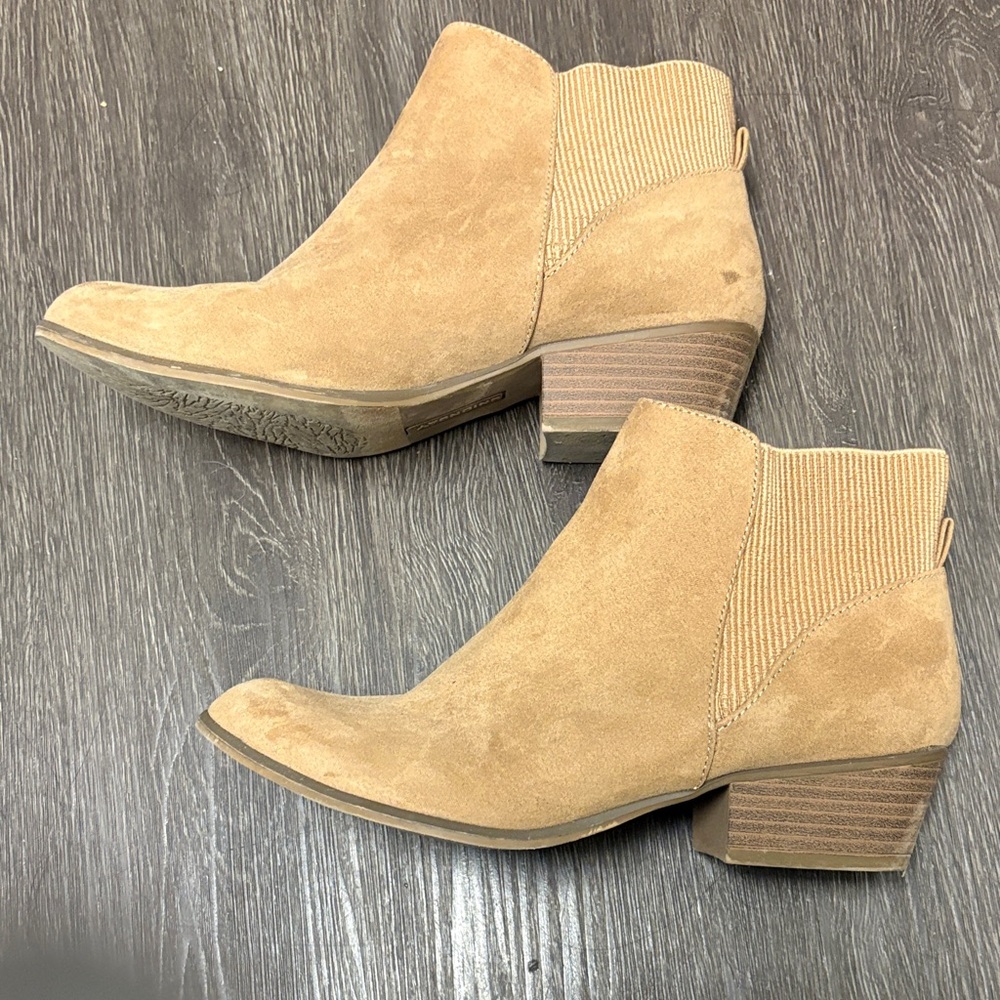 UNIONBAY Tan Ankle Booties